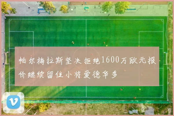 帕尔梅拉斯坚决拒绝1600万欧元报价继续留住小将爱德华多