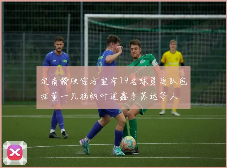 定南赣联官方宣布19名球员离队包括董一凡杨帆叶道鑫李苏达等人